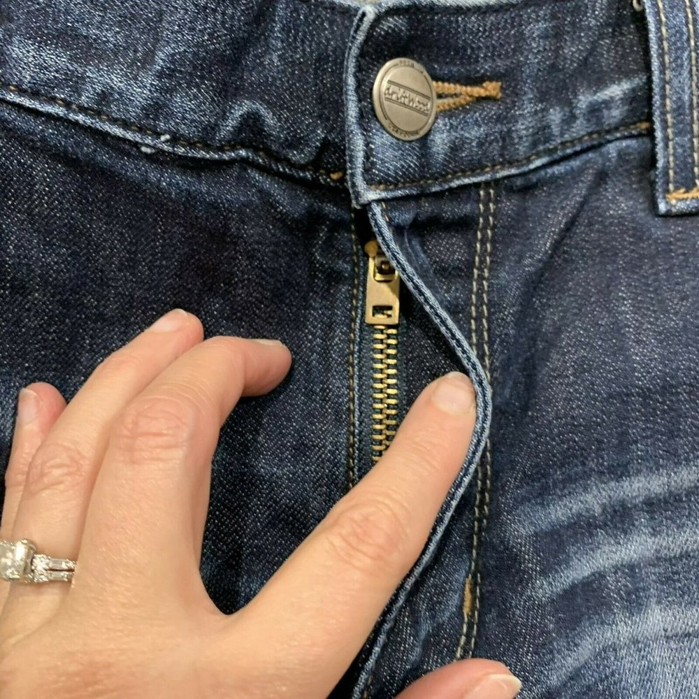 Driftwood Brad Men’s Sz 31 Straight Leg Stretch Jean Denim Jeans Distressed M203 - Picture 5 of 11